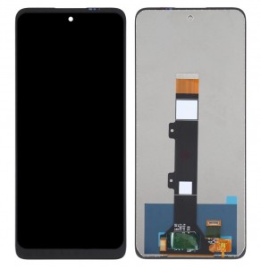 Lcd With Touch Screen For Motorola Moto E22s Black By - Maxbhi Com