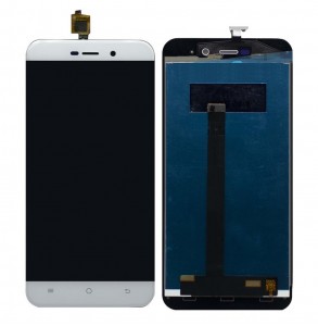 Lcd With Touch Screen For Karbonn Quattro L52 Vr White By - Maxbhi Com