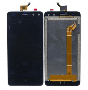 Lcd With Touch Screen For Intex Elyt Dual Black By - Maxbhi Com