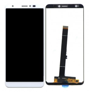 Lcd With Touch Screen For Lava Iris 88 White By - Maxbhi Com