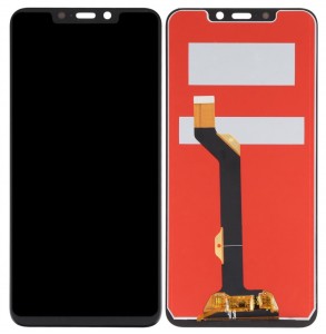 Lcd With Touch Screen For Infinix Note 6 Black By - Maxbhi Com