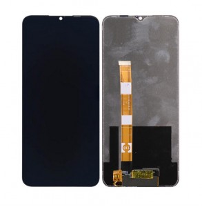 Lcd With Touch Screen For Oppo A55 5g Black By - Maxbhi Com