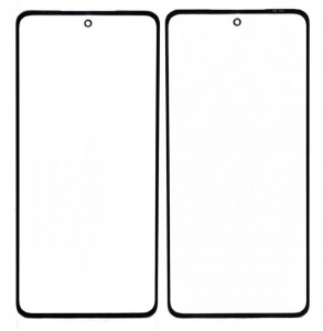 Replacement Front Glass For Motorola Moto G82 5g Black By - Maxbhi Com