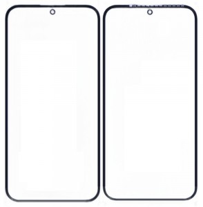 Replacement Front Glass For Nothing Phone 2a Black By - Maxbhi Com