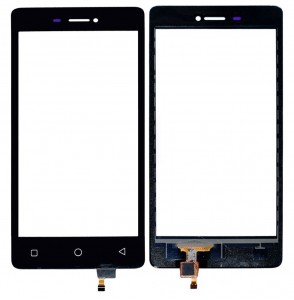 Touch Screen Digitizer For Micromax Canvas Juice 4 Q382 Black By - Maxbhi Com