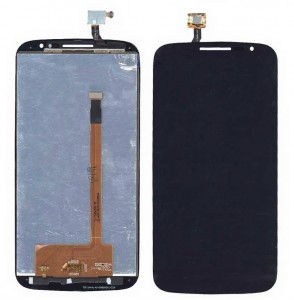 Lcd With Touch Screen For Alcatel Pop C9 Black By - Maxbhi Com