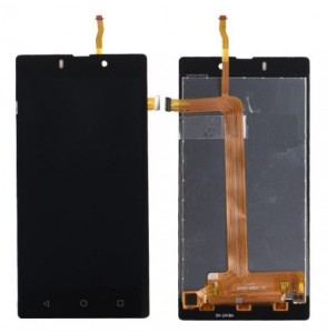 Lcd With Touch Screen For Lyf Wind 7s Black By - Maxbhi Com