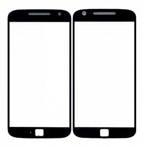 Replacement Front Glass For Motorola Moto G4 Plus Black By - Maxbhi Com