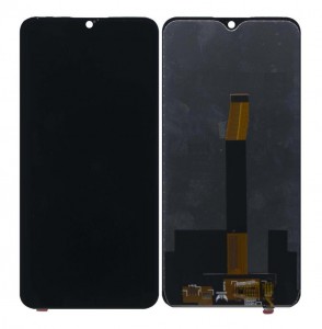 Lcd With Touch Screen For Lava Z93 Blue By - Maxbhi Com