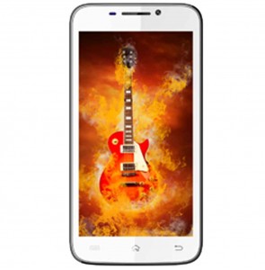 LCD with Touch Screen for Celkon AR50 - White