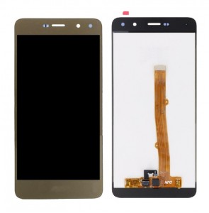 Lcd With Touch Screen For Huawei Y6 2017 Gold By - Maxbhi Com