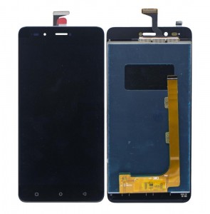 Lcd With Touch Screen For Lava Z90 Black By - Maxbhi Com