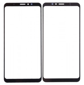 Replacement Front Glass For Meizu Note 8 Black By - Maxbhi Com