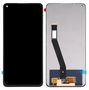 Lcd With Touch Screen For Xiaomi Redmi Note 9 Black By - Maxbhi Com