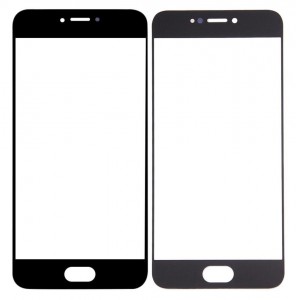 Replacement Front Glass For Meizu Pro 6 Black By - Maxbhi Com