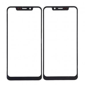 Replacement Front Glass For Motorola One P30 Play Black By - Maxbhi Com