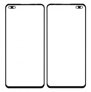 Replacement Front Glass For Realme X50 Pro 5g Black By - Maxbhi Com