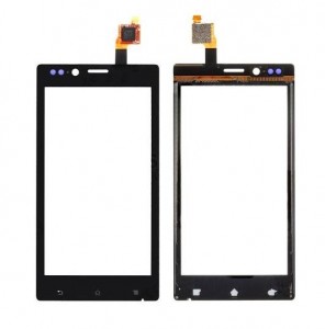 Touch Screen Digitizer For Sony Xperia J St26i Black By - Maxbhi Com