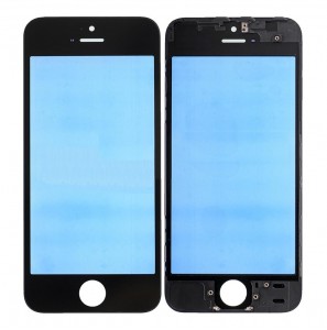 Replacement Front Glass For Apple Iphone 5sblack By - Maxbhi Com
