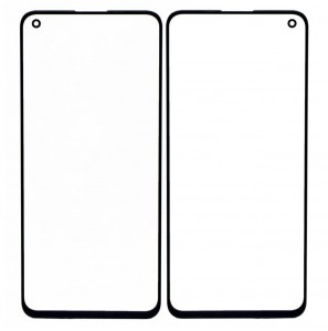 Replacement Front Glass For Realme X7 Max 5g Black By - Maxbhi Com