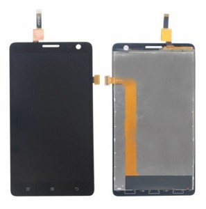 Lcd With Touch Screen For Lenovo S810t Black By - Maxbhi Com