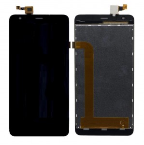 LCD with Touch Screen for Intex Aqua Life III Black