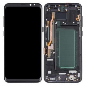 Lcd With Touch Screen For Samsung Galaxy S8 Silver By - Maxbhi Com