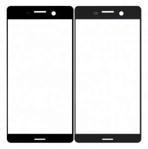 Replacement Front Glass For Sony Xperia X Dual F5122 Black By - Maxbhi Com