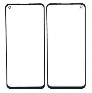 Replacement Front Glass For Oppo Reno6 5g Black By - Maxbhi Com