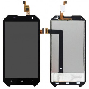 Lcd With Touch Screen For Blackview Bv6000 Black By - Maxbhi Com