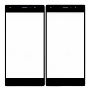 Replacement Front Glass For Lyf F1s Black By - Maxbhi Com