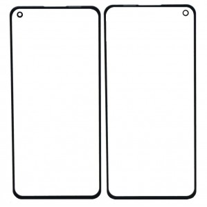 Replacement Front Glass For Xiaomi 11 Lite 5g Ne Black By - Maxbhi Com