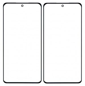 Replacement Front Glass For Oppo Reno 8t 5g Black By - Maxbhi Com