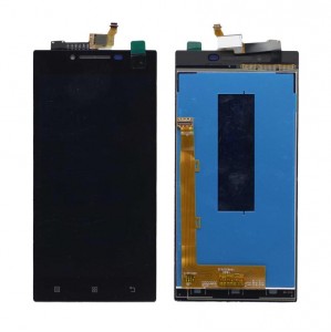 Lcd With Touch Screen For Lenovo P70 Black By - Maxbhi Com