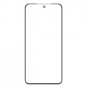 Replacement Front Glass For Samsung Galaxy A55 5g Black By - Maxbhi Com