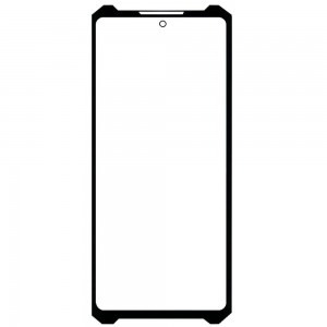 Replacement Front Glass For Doogee Dk10 Black By - Maxbhi Com