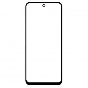 Replacement Front Glass For Xiaomi Poco M6 Plus 5g Black By - Maxbhi Com