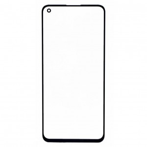 Replacement Front Glass For Tecno Camon 18i Black By - Maxbhi Com