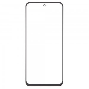 Replacement Front Glass For Honor X7b 5g 50mp Black By - Maxbhi Com