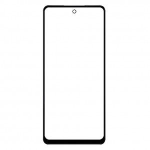 Replacement Front Glass For Lava Yuva 4 Black By - Maxbhi Com