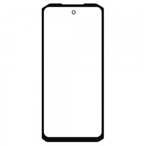 Replacement Front Glass For Ulefone Armor 27 Black By - Maxbhi Com