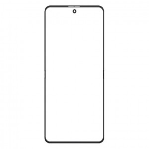 Replacement Front Glass For Huawei Pocket 2 Black By - Maxbhi Com