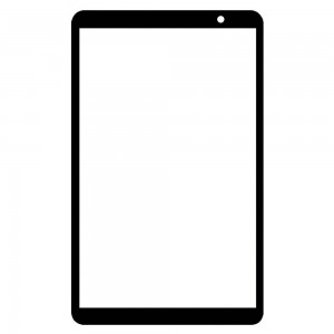 Replacement Front Glass For Umidigi G1 Tab Mini Black By - Maxbhi Com