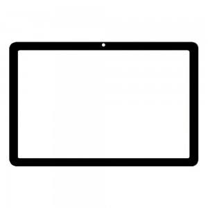 Replacement Front Glass For Umidigi G3 Tab Ultra Black By - Maxbhi Com