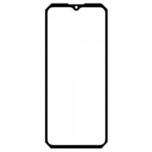Replacement Front Glass For Oukitel Wp36 Pro Black By - Maxbhi Com