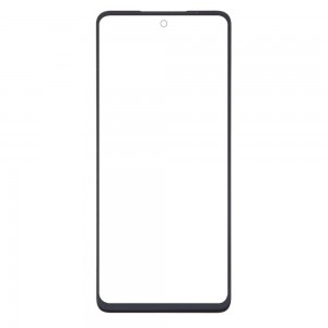Replacement Front Glass For Motorola Moto G24 Black By - Maxbhi Com