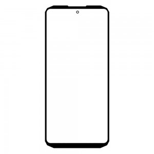 Replacement Front Glass For Doogee Blade10 Max Black By - Maxbhi Com