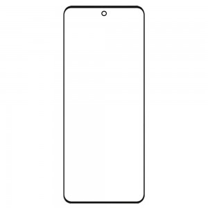 Replacement Front Glass For Motorola Razr 60 Ultra Black By - Maxbhi Com