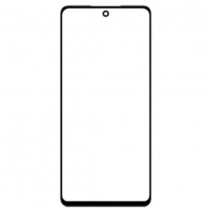 Replacement Front Glass For Itel P65 Black By - Maxbhi Com