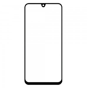 Replacement Front Glass For Samsung Galaxy M36 5g Black By - Maxbhi Com